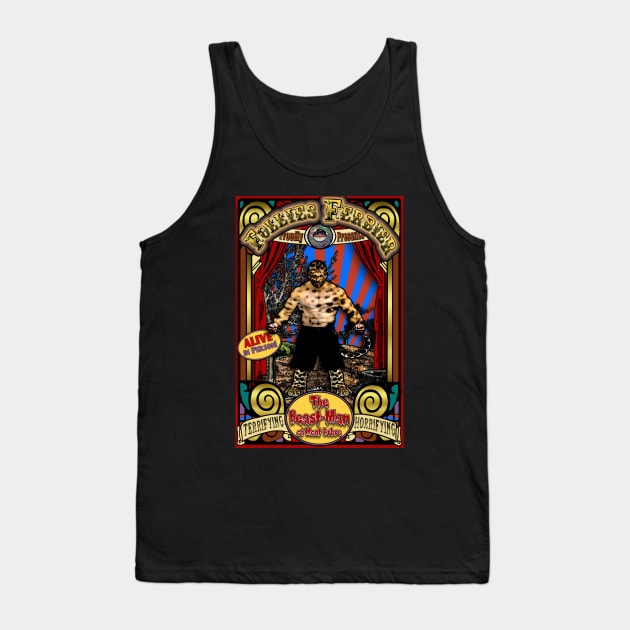 The Beastman of Mont Arbre Sideshow Poster Tank Top by ImpArtbyTorg